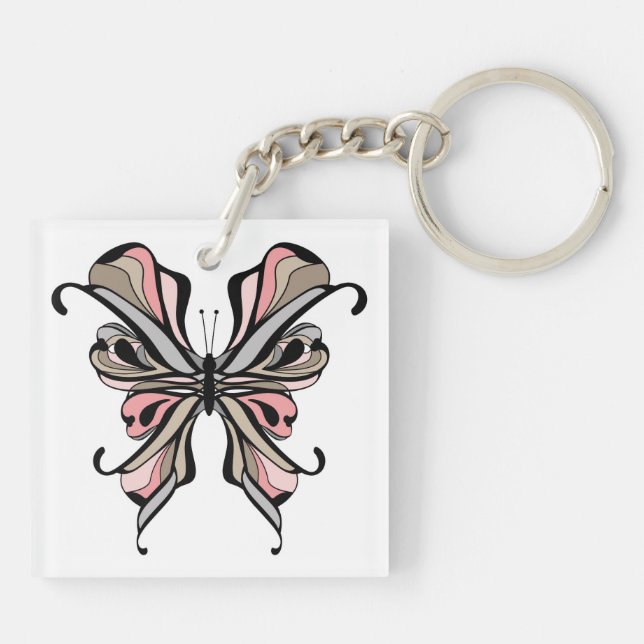 Porte-clefs Papillon d'ouverture (Dos)