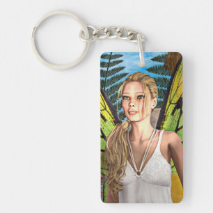 Porte-clefs Papillon Fée