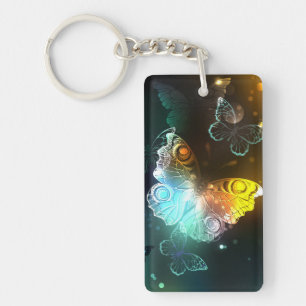 Porte-clefs Papillon lumineux et papillons de nuit