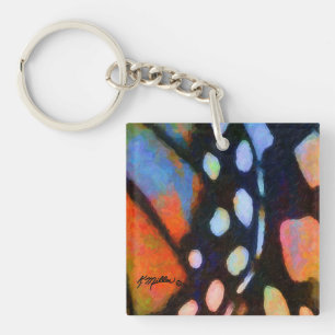 Porte-clefs Papillon monarque