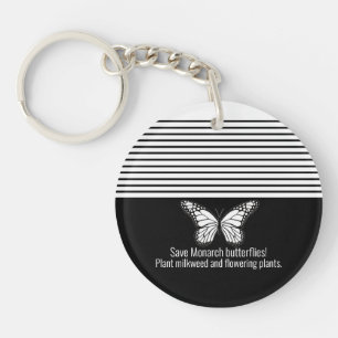 Porte-clefs Papillon monarque