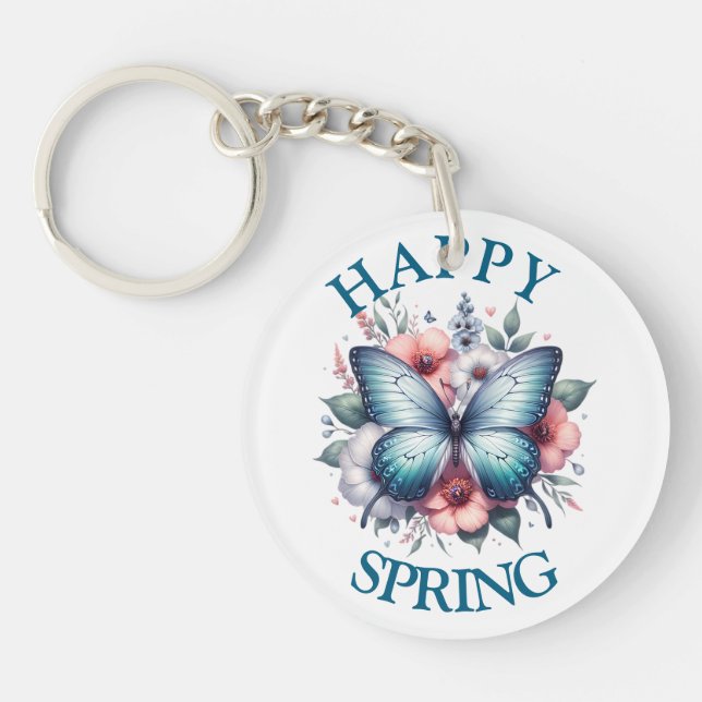 Porte-clefs Papillon Printanier-96282 (Devant)