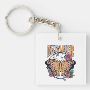Porte-clefs Papillon rêveur