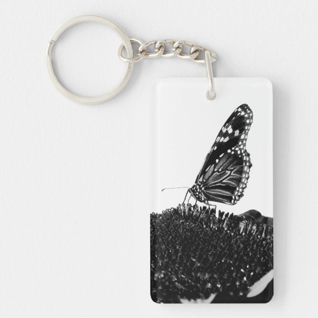 Porte-clefs papillon timide blacq (Devant)