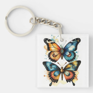 Porte-clefs Papillons Dans La Nature