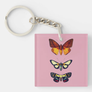 Porte-clefs Papillons de caricature
