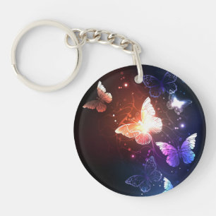 Porte-clefs Papillons de nuit lumineux