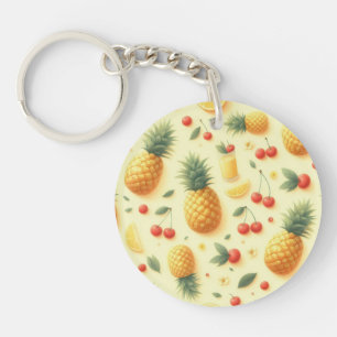 Porte-clefs Parade de l'ananas (personnalisable)