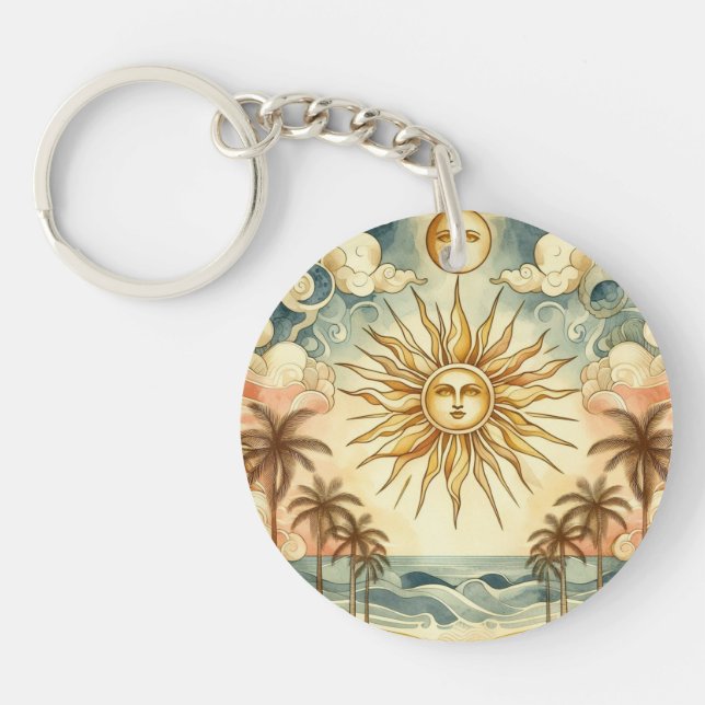 Porte-clefs Paradis Céleste (Devant)