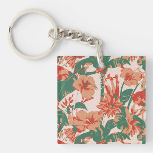 Porte-clefs Paradis floral tropical