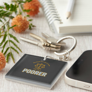 Porte-clefs Paralegal Comme un avocat seulement beaucoup plus