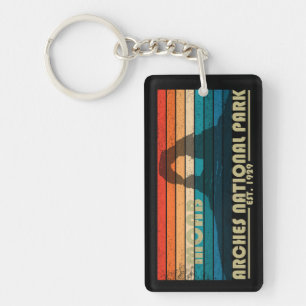 Porte-clefs Parc national de Arches vintage Moab Utah