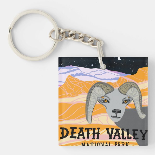 Porte-clefs Parc national de Death Valley Camping Calif (Devant)