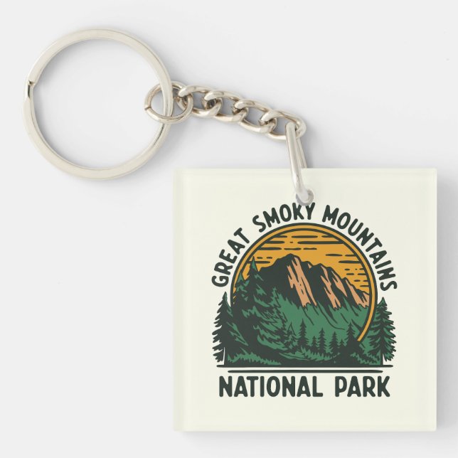 Porte-clefs Parc national des Great Smoky Mountains (Devant)
