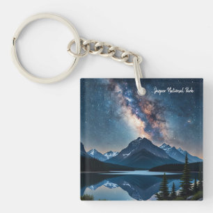 Porte-clefs Parc national Jasper Canada la nuit