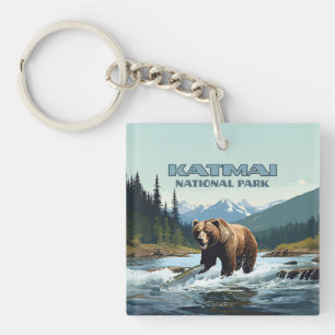 Porte-clefs Parc national Katmai Alaska Bear Brooks