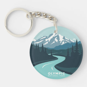 Porte-clefs Parc national olympique vintage