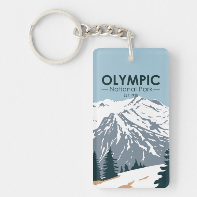 Porte-clefs Parc national olympique Washington (Devant)