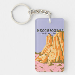 Porte-clefs Parc national Theodore Roosevelt Dakota du Nord