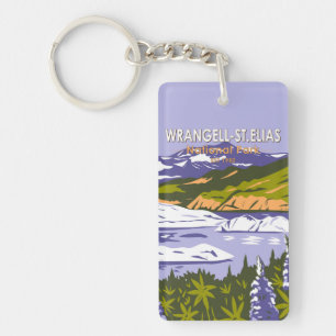 Porte-clefs Parc national Wrangell St Elias Nizina Lake Alaska