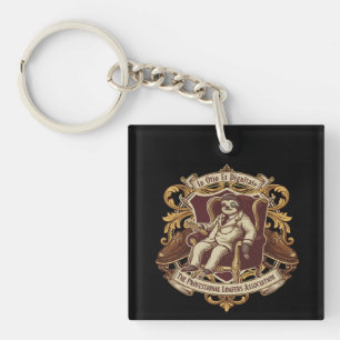 Porte-clefs Paresseux professionnel drôle En Otio Et Digni