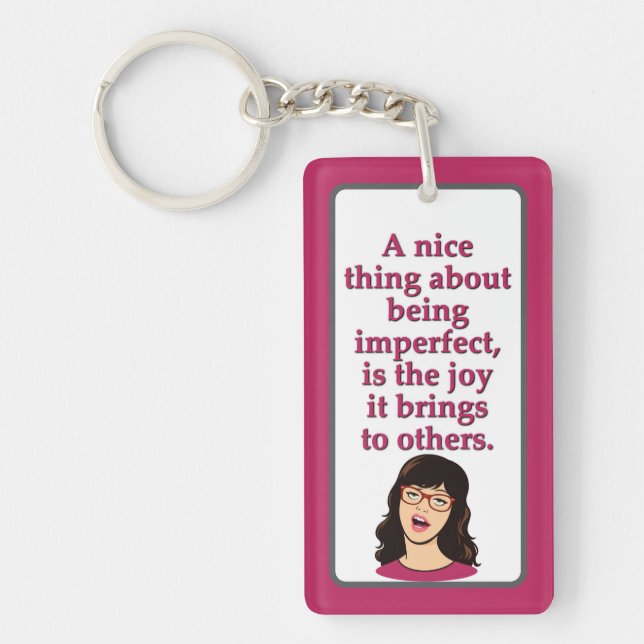 Porte-clefs Parfaitement imparfait (Devant)