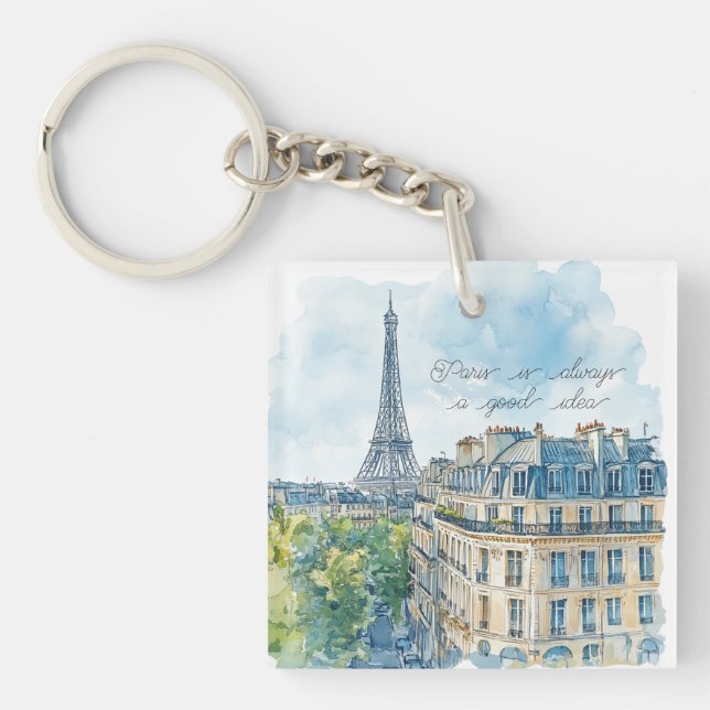 Porte-clefs Paris est toujours une bonne idée Passport (Devant)