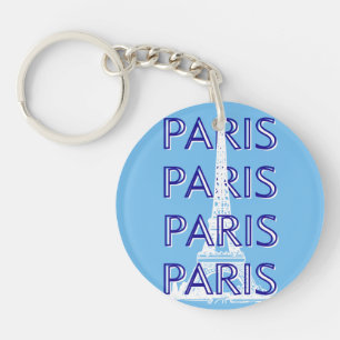 Porte-clefs Paris Travel Art, Travel Art, Preppy Art, Bleu