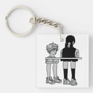 Porte-clefs Parmi nous Denji & Asa