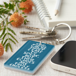 Porte-clefs Paroles aimables