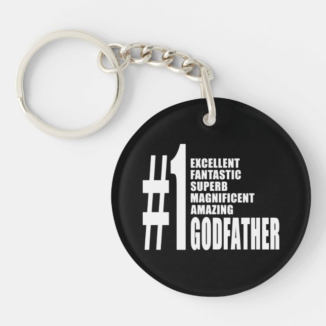 Porte-clefs Parrains frais : Parrain du numéro un (Devant)