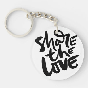 Porte-clefs Partager Love Art Citation Art Motivational Art Lo