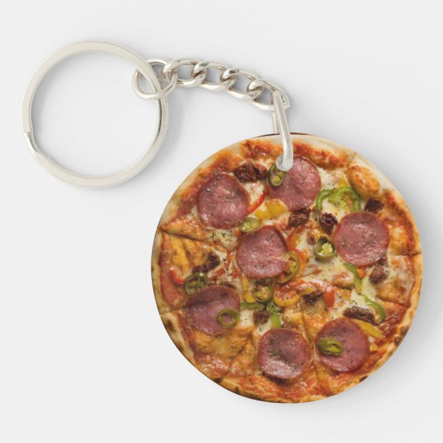 Porte-clefs Parti suprême de la pizza (Devant)