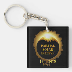 Porte-clefs Partiel Solaire Eclipse Event 2025 Viewing Party