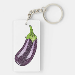 Porte-clefs Parties scintillant Eggplant