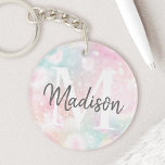 Porte-clefs Parties scintillant glamour rose Joli Motif<br><div class="desc">Personnalisez facilement ce joli motif de parties scintillant de livre rose avec votre nom et/ou monogramme personnalisés.</div>