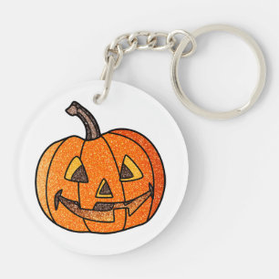 Porte-clefs Parties scintillant Jack O'Lantern