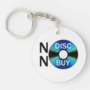 Porte-clefs Pas de disque, pas d'achat