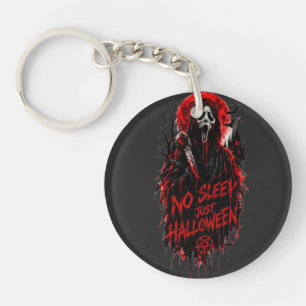 Porte-clefs Pas de sommeil, juste un cri d'Halloween Design go
