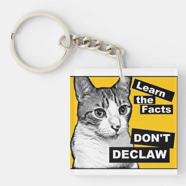Porte-clefs Pas declaw (Devant)