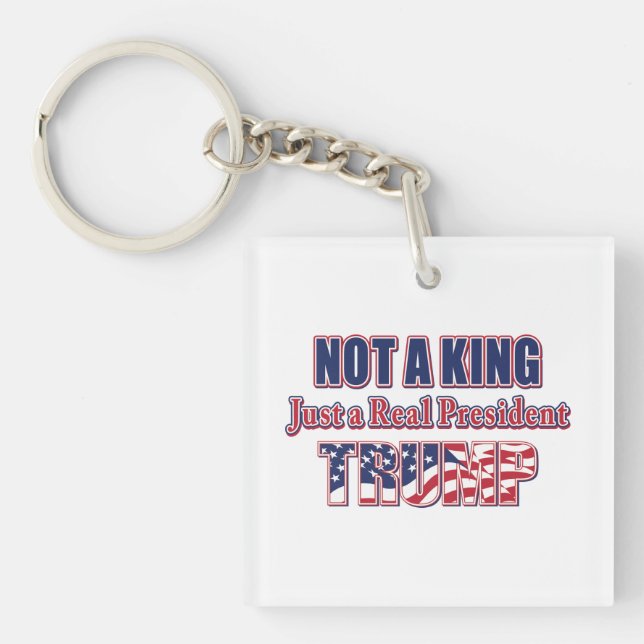 Porte-clefs Pas un roi, juste un vrai président (Devant)