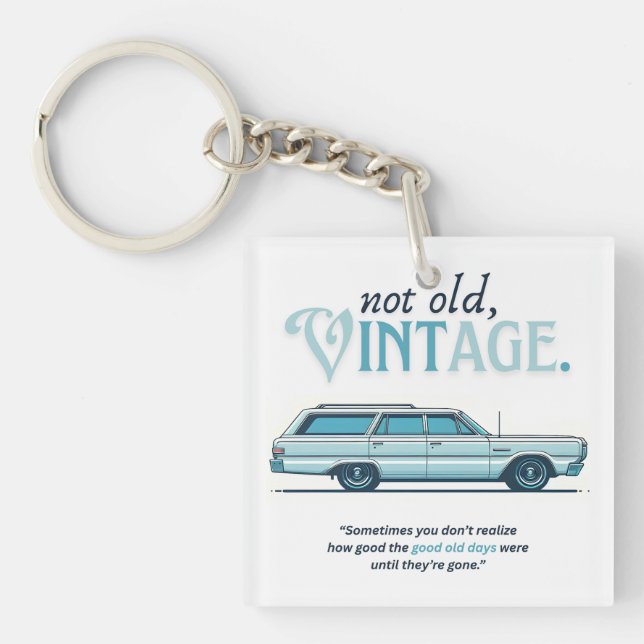 Porte-clefs Pas vieux, Vintage (StationWagons) (Devant)