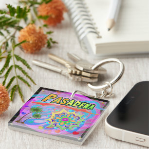 Porte-clefs Pasadena Vrai Porte - clé de Progrès