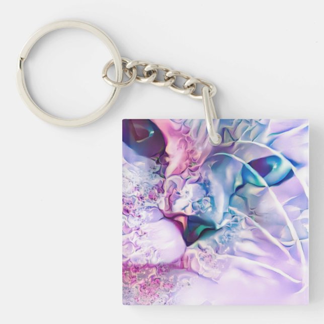 Porte-clefs Pastel Cat Dreamscape (Devant)