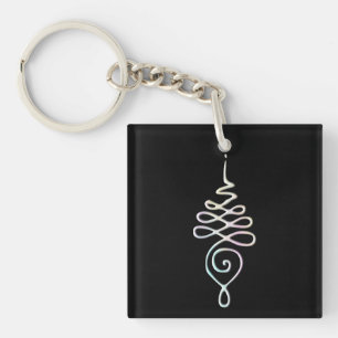 Porte-clefs Pastel Unalome 