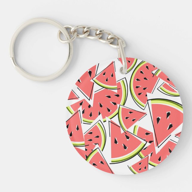 Porte-clefs Pastèque recto verso (Devant)
