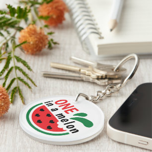 Porte-clefs Pastèque sincère UN dans un melon