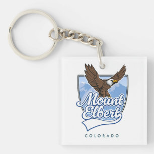 Porte-clefs Patch de voyage Mont Elbert