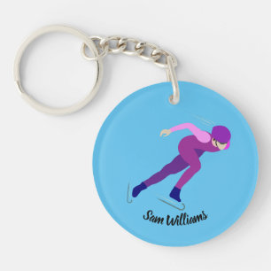 Porte-clefs Patinage de vitesse