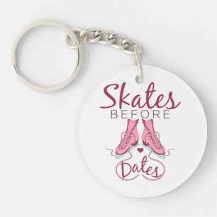 Porte-clefs Patins avant les dates jote patinage artistique Pa